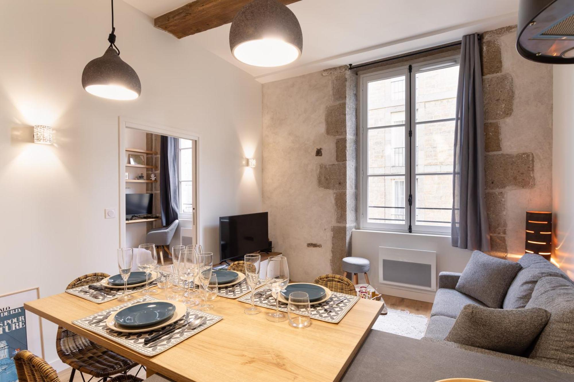 Le Kodama - Appt En Plein Coeur De St Malo Saint-Malo Eksteriør billede